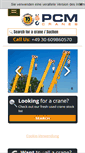 Mobile Screenshot of pcm-cranes.com